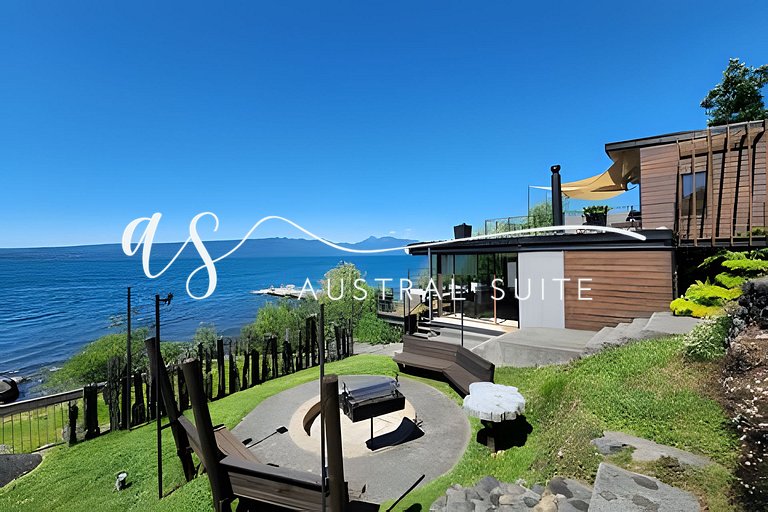 Lakeside houses, padel court