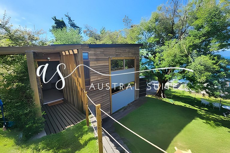 Lakeside houses, padel court