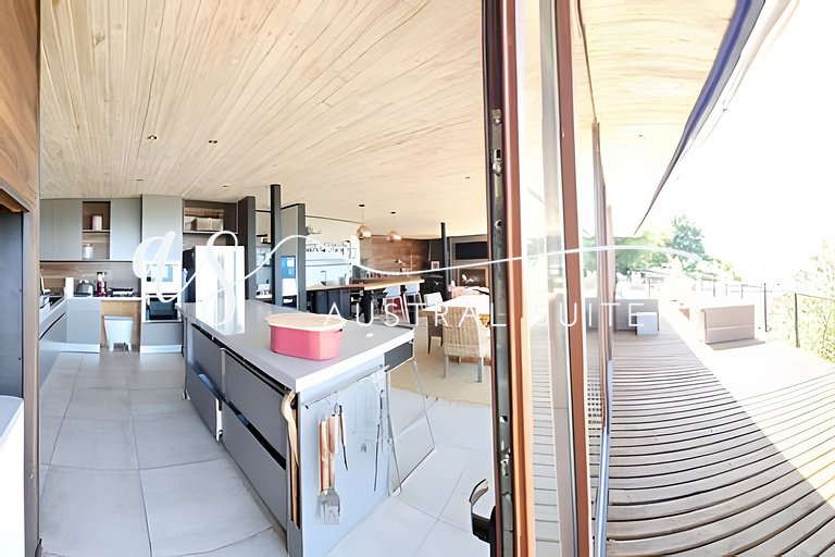 Casas orilla de Lago, cancha de Padel