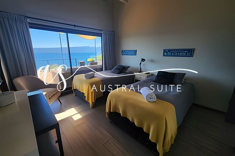 Lakeside houses, padel court