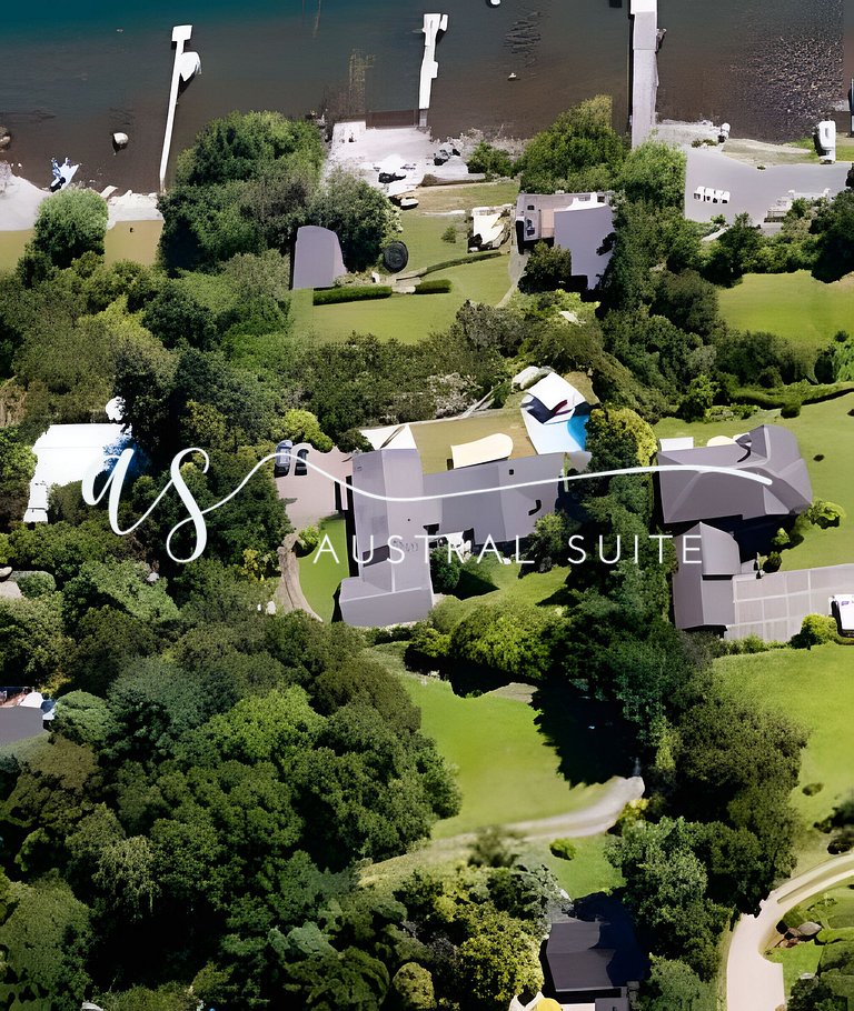 Lakeside houses, padel court