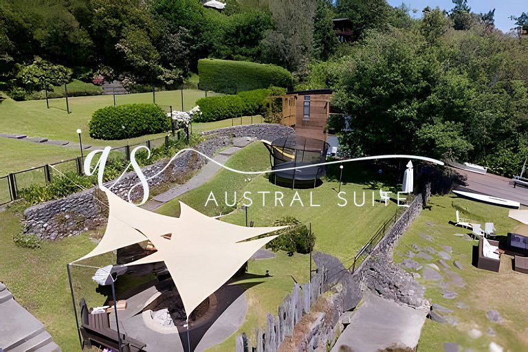 Lakeside houses, padel court