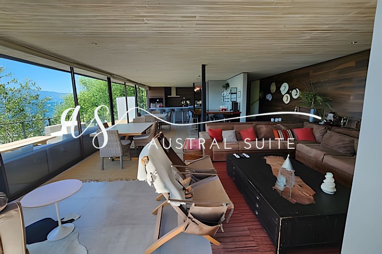 3 casas incríveis para 24 hóspedes à beira do lago