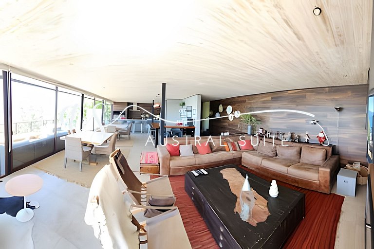 3 casas incríveis para 24 hóspedes à beira do lago