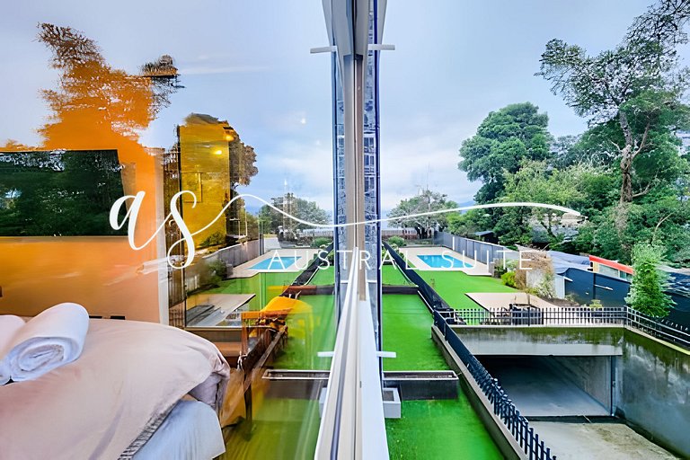 Apartamento Privado Central, na praia