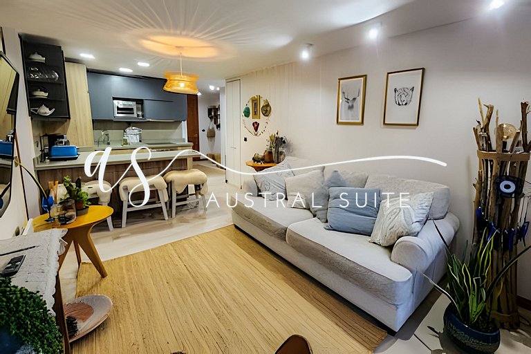 Apartamento Privado Central, na praia