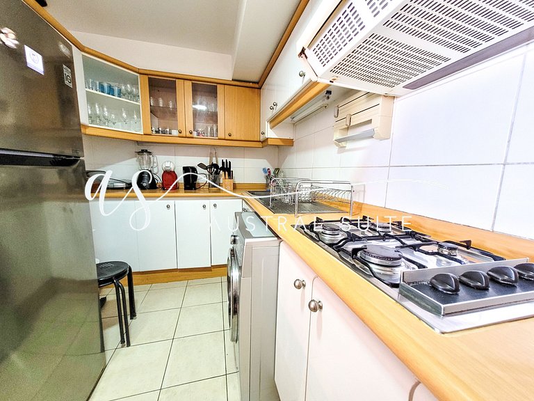 Amplo apartamento com vista para Praia Reñaca