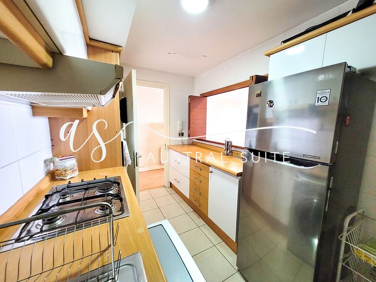 Amplo apartamento com vista para Praia Reñaca