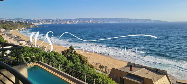 Large apartment with a view of Reñaca