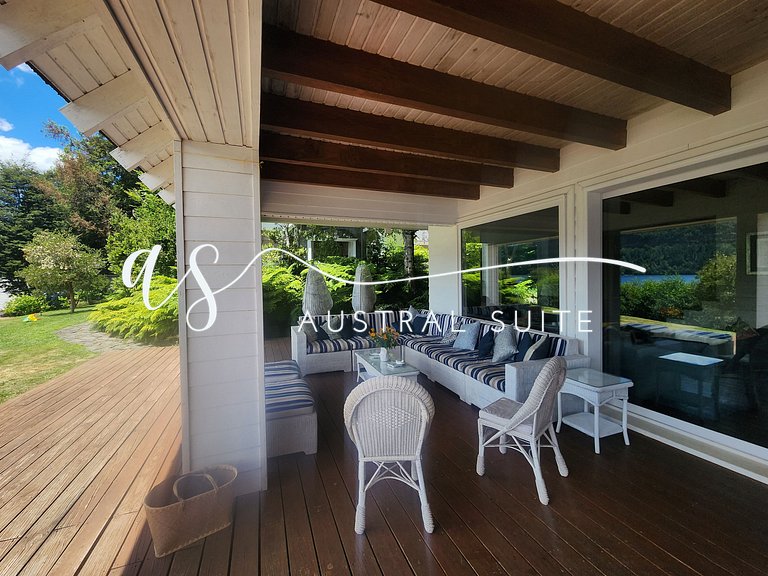 Parcela con 3 casas y 22 personas Lago Colico