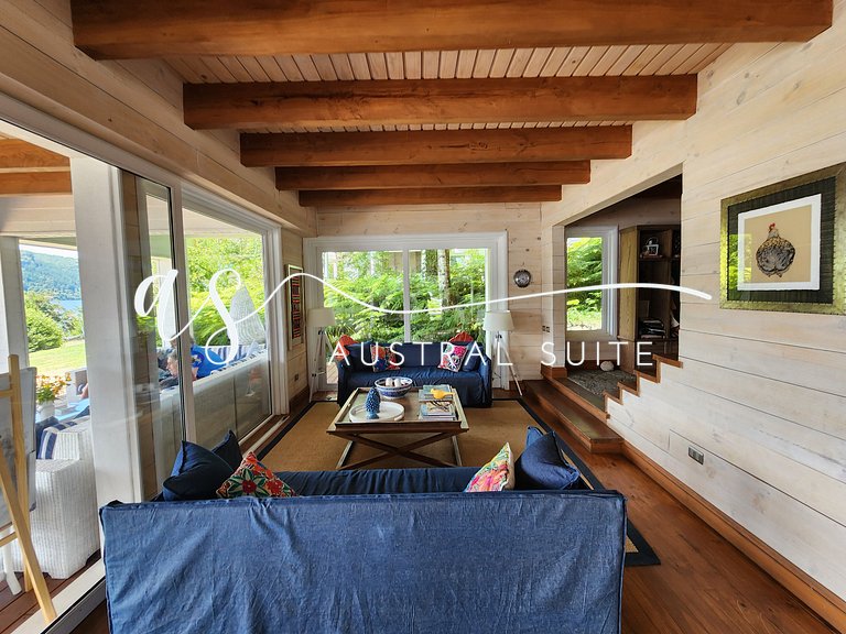 Parcela con 3 casas y 22 personas Lago Colico