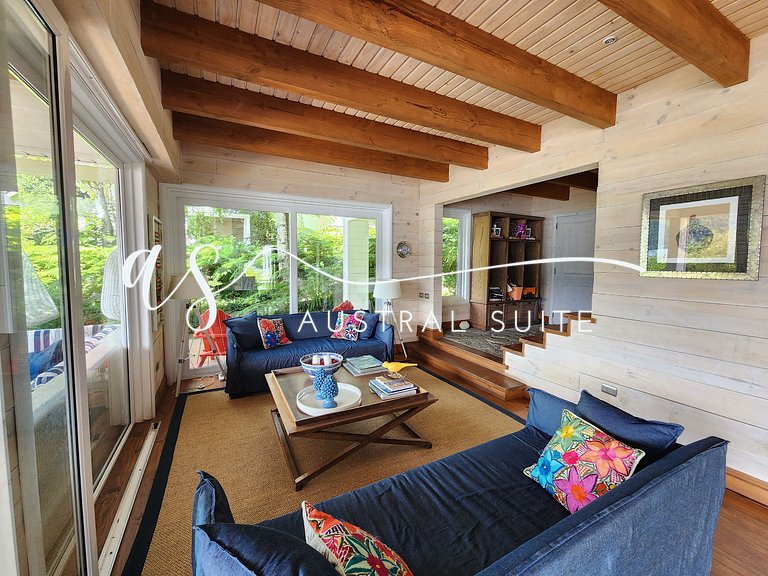 Parcela con 3 casas y 22 personas Lago Colico