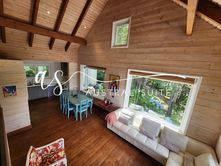 Parcela con 3 casas y 22 personas Lago Colico