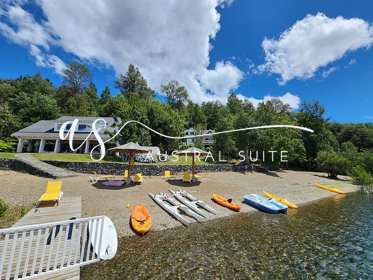 Parcela con 3 casas y 22 personas Lago Colico