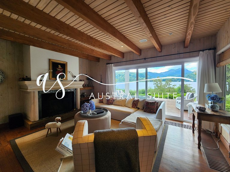 Parcela con 3 casas y 22 personas Lago Colico