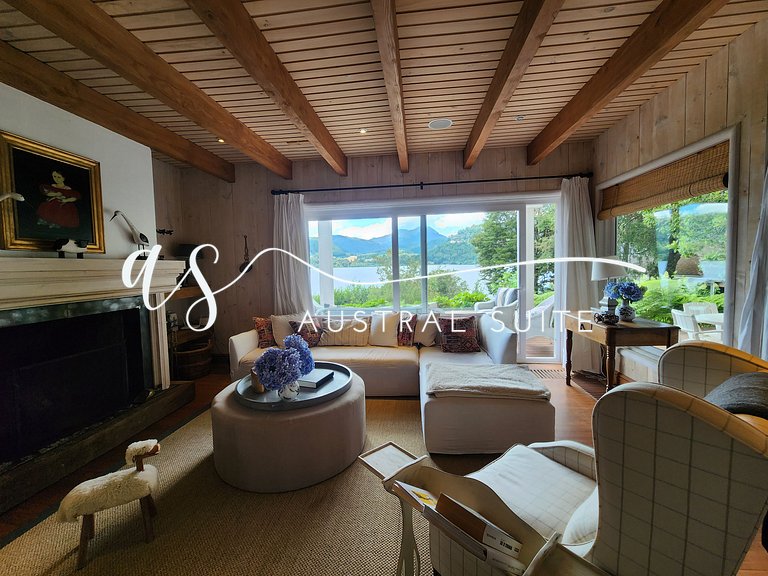 Parcela con 3 casas y 22 personas Lago Colico