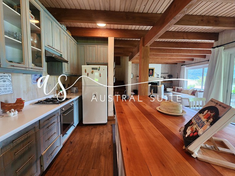 Parcela con 3 casas y 24 personas Lago Colico