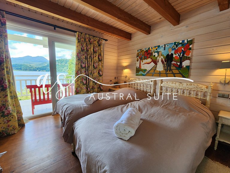 Parcela con 3 casas y 22 personas Lago Colico